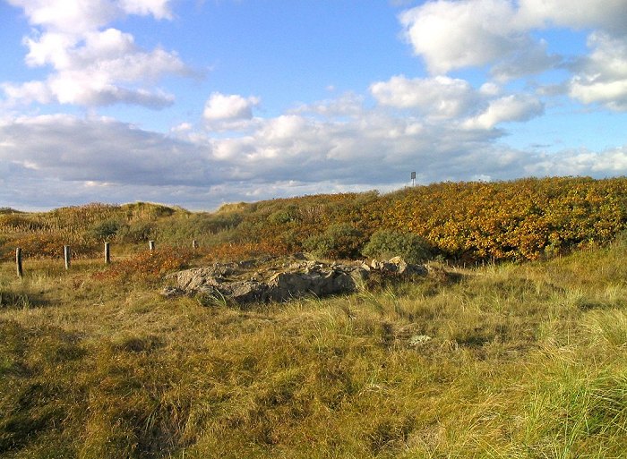 Bunkerreste in den Dünen