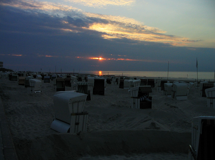 Abendstimmung am Strand