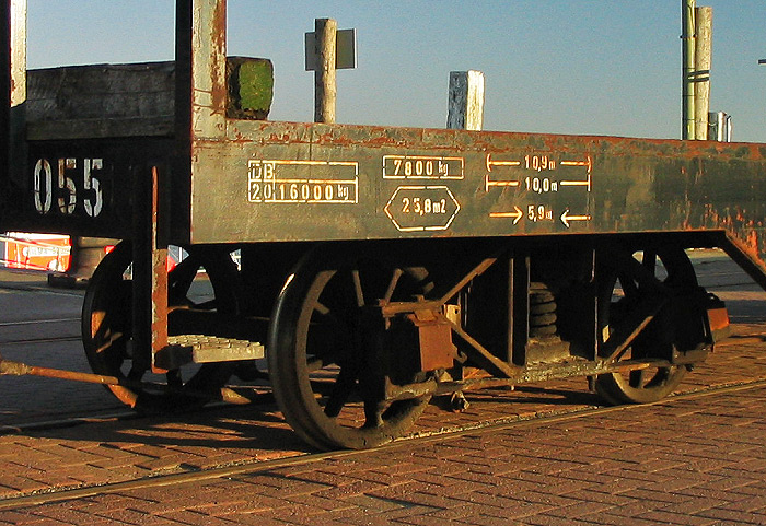 Drehgestell des Wagens 63 055