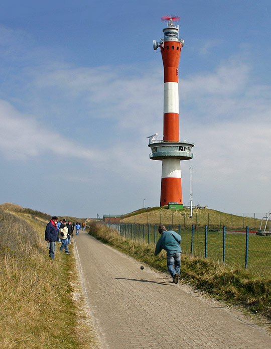 Boßler am Neuen Leuchtturm