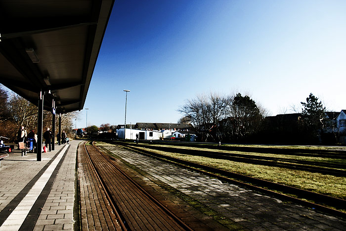 Am Bahnsteig