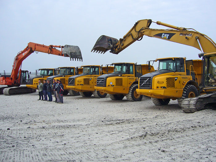 Dumper am Strand
