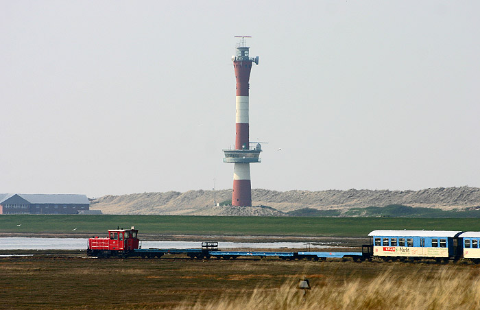 Blick zur Inselbahn im Westen