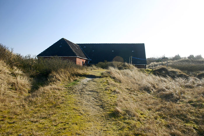 Dünenhalle von Norden gesehen
