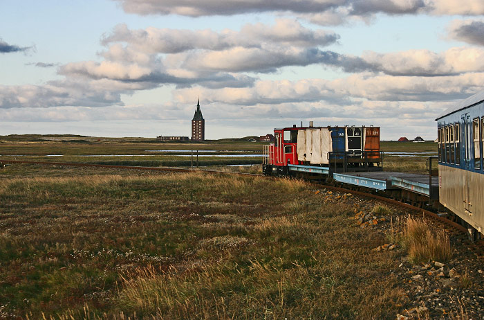 Inselbahn-Fahrt durch den Westaußengroden