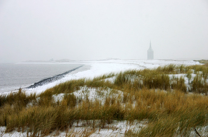 Harle Hörn-Dünen im Schnee