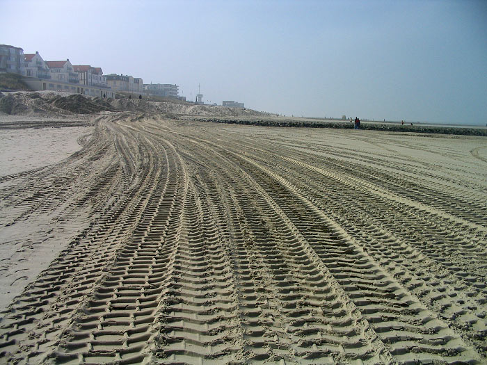 Spuren im Sand