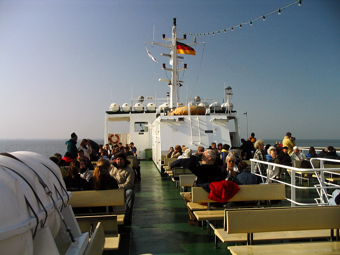An Bord der MS »Wangerooge«