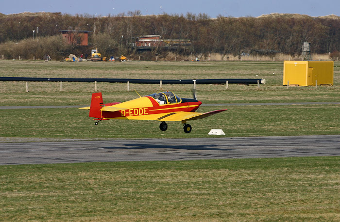 Startendes Privatflugzeug