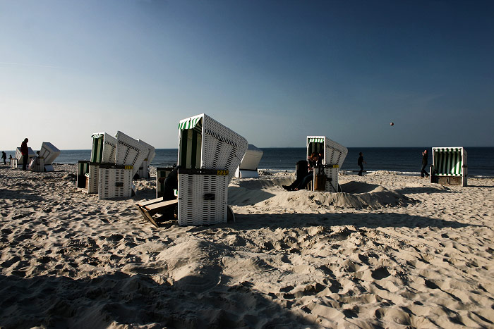 Strandkörbe am Hauptstrand