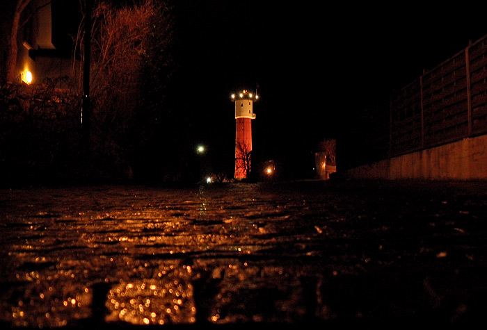 Robbenstraße bei Nacht