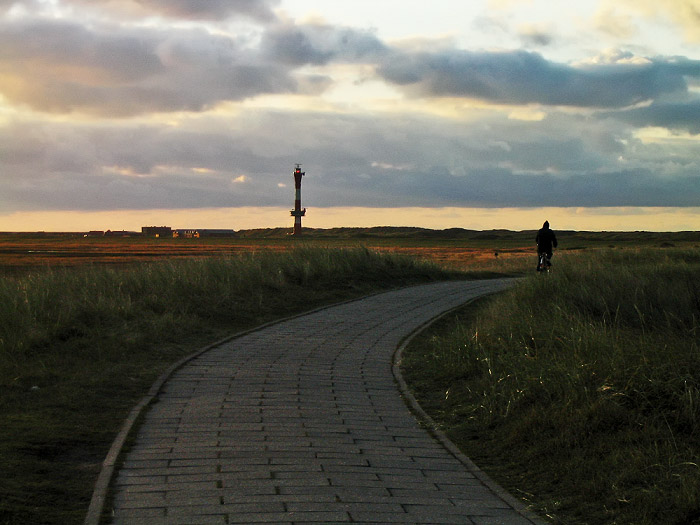 Dünendeich und Neuer Leuchtturm