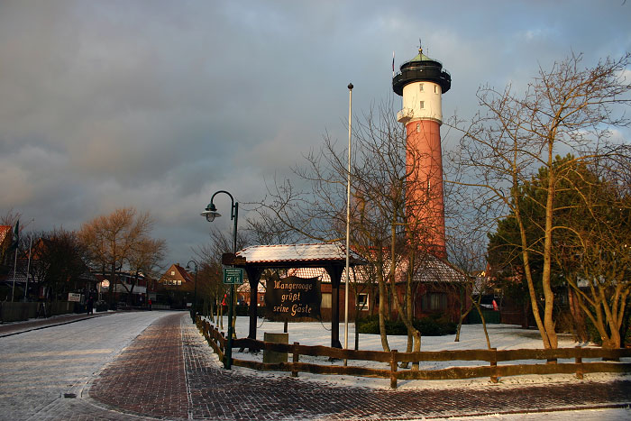 Zedeliusstraße mit Altem Leuchtturm