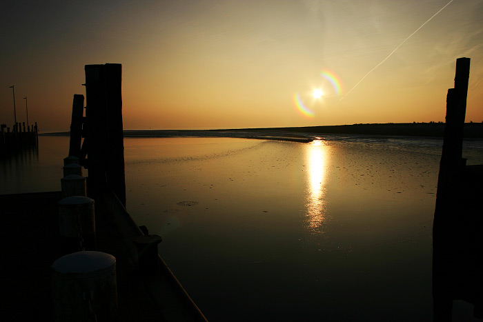 Sonnenuntergang im Westen