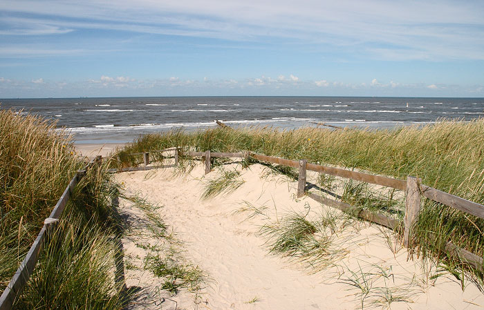 Dünenüberwegung beim Bielefelder Heim
