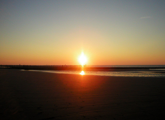 Untergehende Sonne