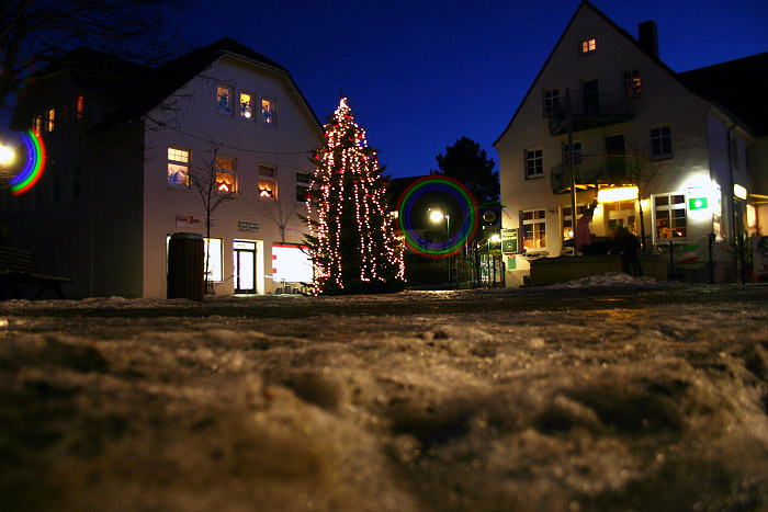 In der Abenddämmerung
