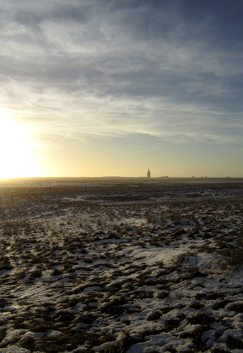 Blick vom Süddeich zum Westturm