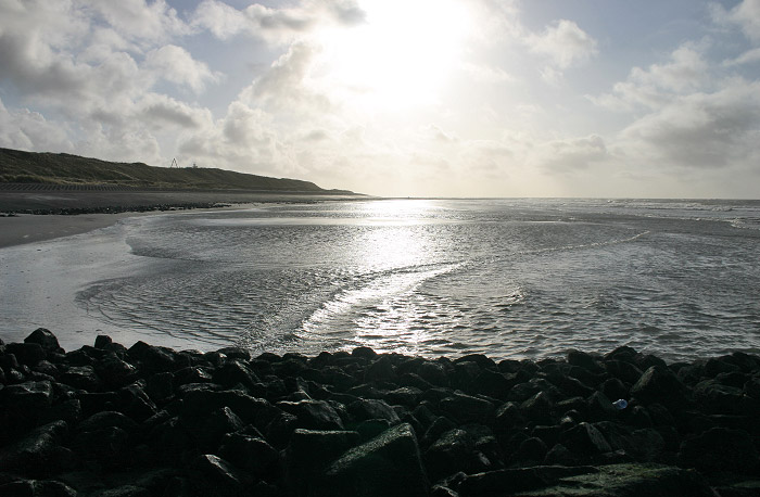 Strand unterhalb der Saline