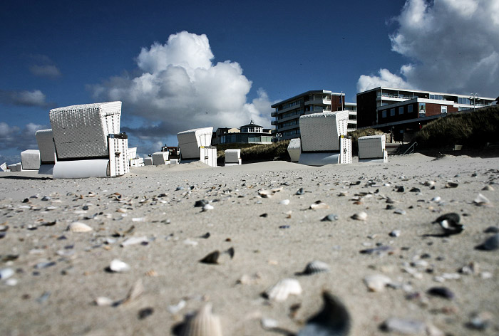 Strandkörbe am Burgenstrand