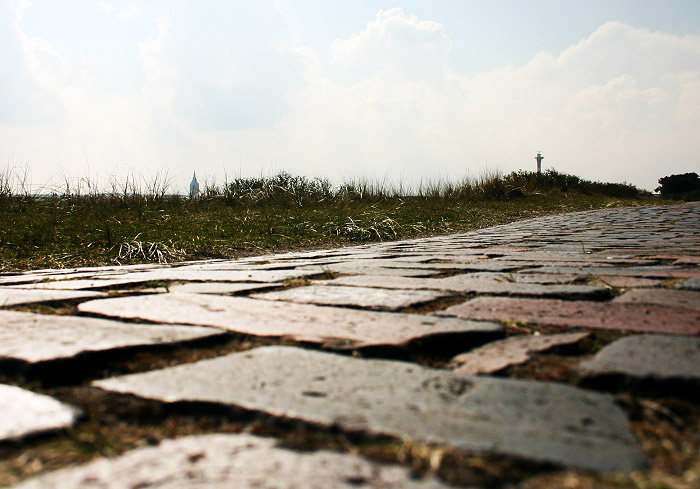 Fußweg zum Westen aus der Kriechtierperspektive