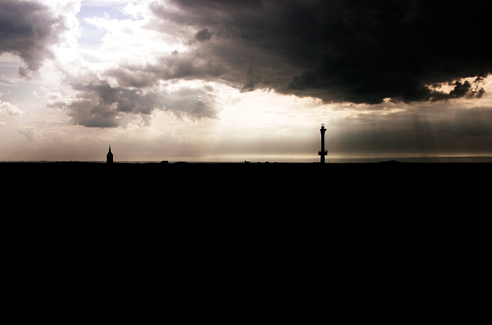 Dunkle Wolken