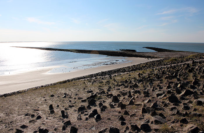 Am Westkopf der Insel