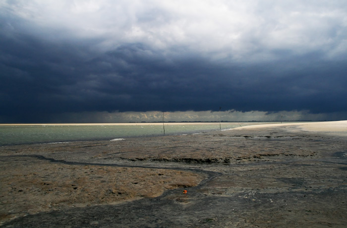 Schlechtwetterfront im Anmarsch