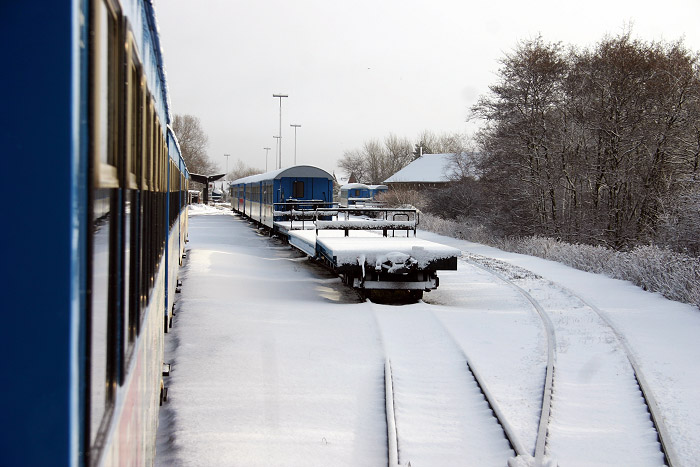 Blick zur&uuml;ck zum Bahnhof