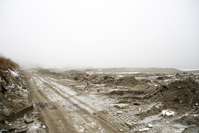 Nebel am Strand