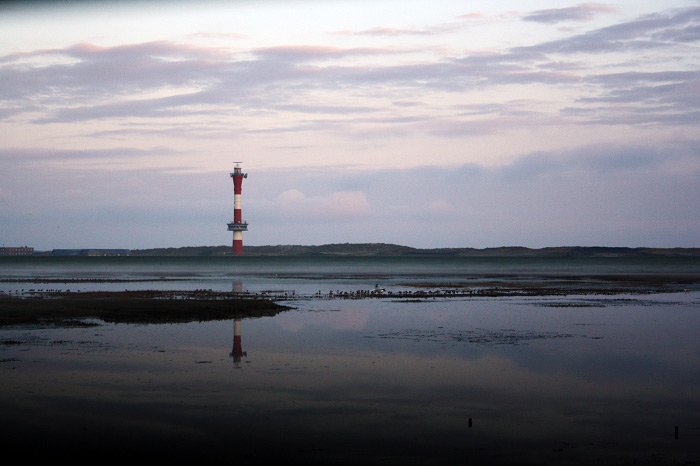 Lagune im Westaußengroden am Morgen