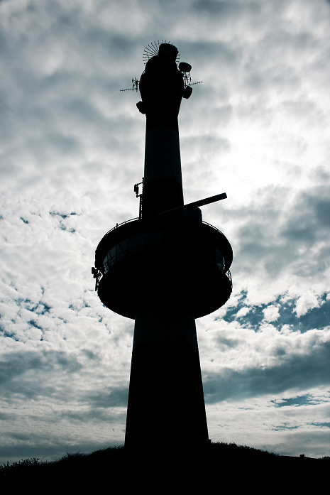 Silhouette des Neuen Leuchtturms