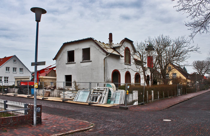 Haus Helena kurz vor dem Abriß