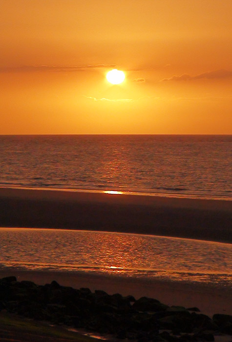 Sonnenuntergang am Nordwest-Längswerk