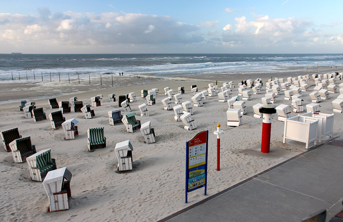 Mittelfeld-Strandkörbe