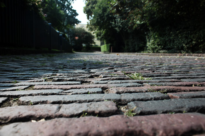 Pflaster der Friedrich-August-Straße