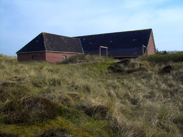 Dünenhalle von Norden gesehen