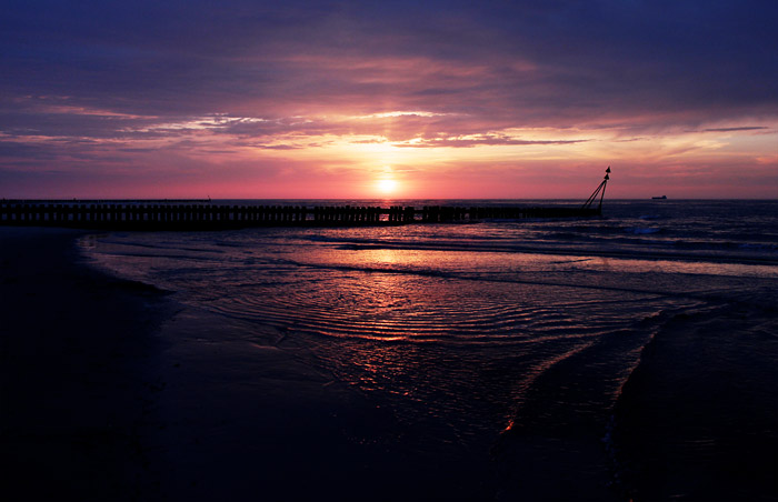 Maritimer Sonnenuntergang