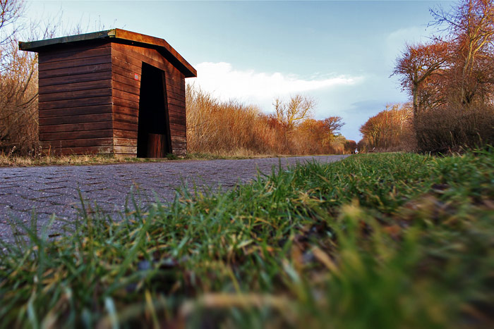 Wetterhütte an der Straße zum Osten