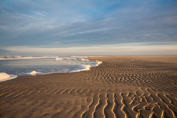 Oststrand am Spätnachmittag