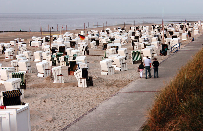 Mittelfeld von der Uhr aus gesehen