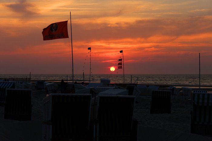 Sonnenuntergang am Strand