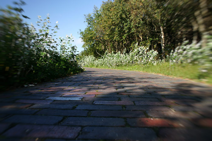Fußweg zum Westen