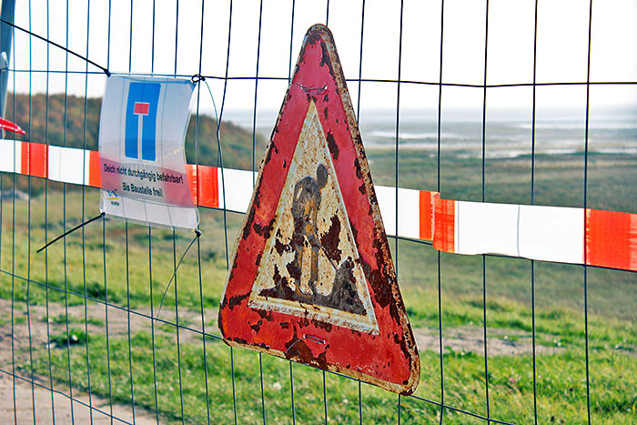 Deichbaustelle