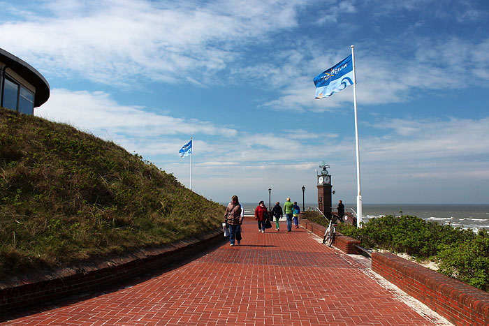 Auf der Strandpromenade