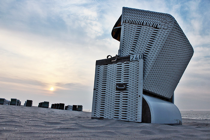 Abends am Strand