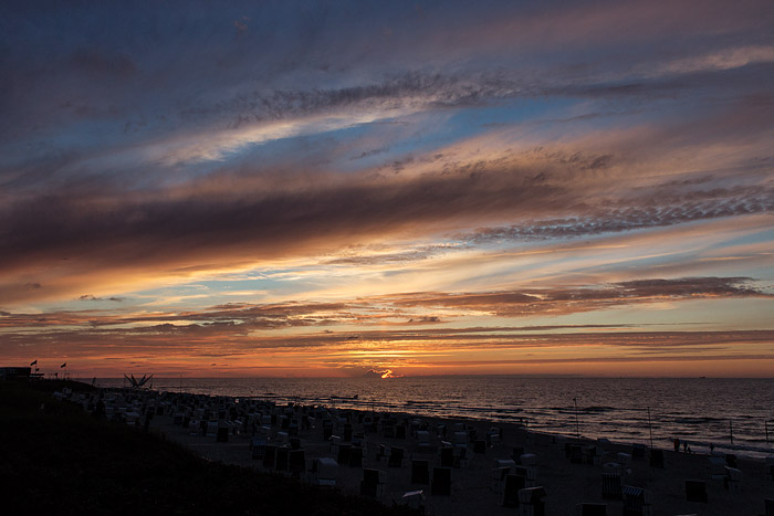 Beeindruckender Abendhimmel