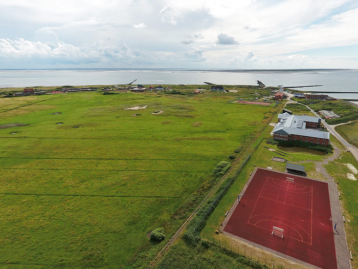 Westende aus der Luft betrachtet
