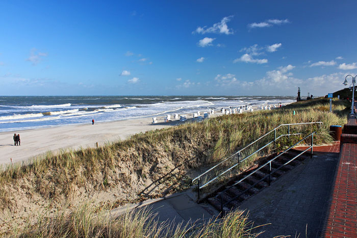 Treppe zum Strand