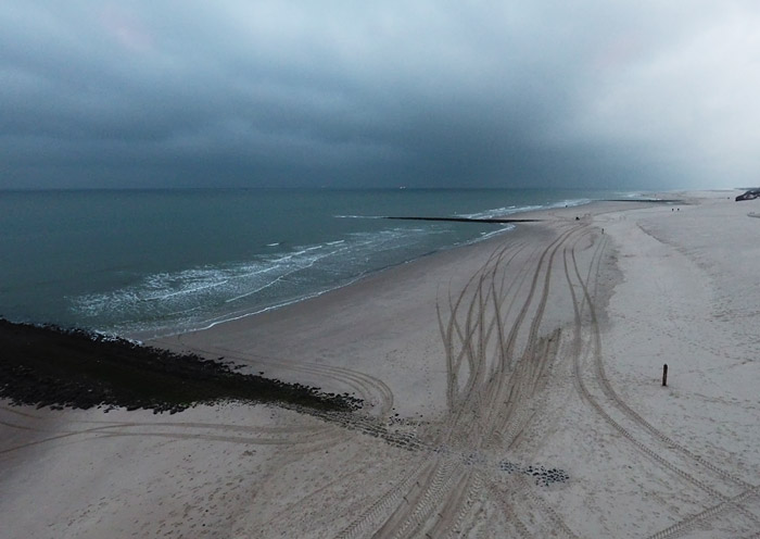 Spuren im Sand